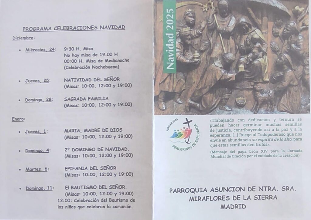 Horarios Navidad 2025