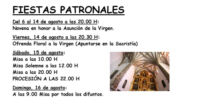 Fiestas Patronales Miraflores de la Sierra